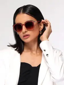 HASHTAG EYEWEAR Women Round Sunglasses with UV Protected Lens G-15077