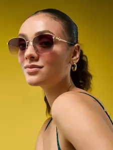 HASHTAG EYEWEAR Women Square Sunglasses with UV Protected Lens