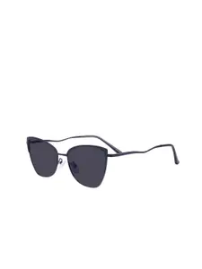 HASHTAG EYEWEAR Women Cateye Sunglasses With UV Protected Lens B80-690-black