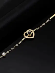 DressBerry Rose Gold-Plated Wraparound Bracelet