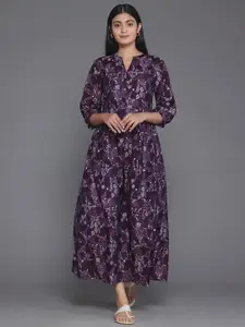 Libas Floral Printed Maxi Dress