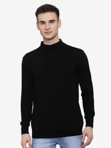 513 Mock Collar Acrylic Pullover Sweater