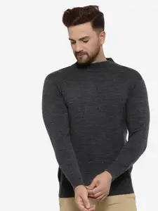 513 Mock Collar Acrylic Pullover Sweater