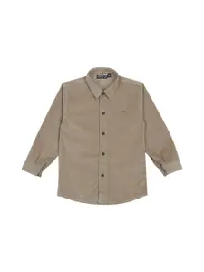 Actuel Boys Spread Collar Cotton Casual Shirt