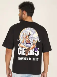 PRONK Printed Round Neck Oversized T-shirt