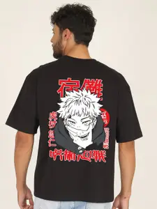 PRONK Short Sleeves Cotton Printed T-shirt