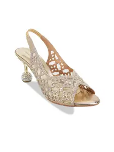 Mochi Embellished Block Peep Toes