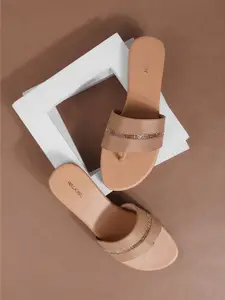 WALKWAY by Metro Embellished Open Toe Flats