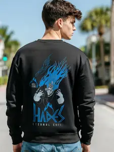 Bewakoof Disney Printed Oversized Cotton Pullover Sweatshirt