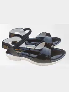 BAESD Girls Open Toe Flats