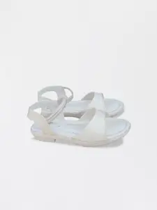 BAESD Girls Backstrap Open Toe Flats