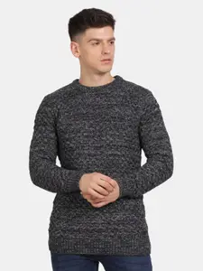 t-base Long Sleeves Round Neck Cotton Pullover