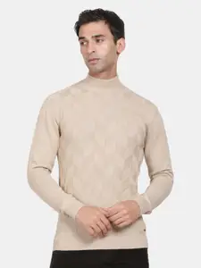 t-base Turtle Neck Long Sleeves Pure Cotton Pullover