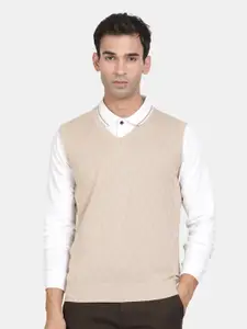 t-base Geometric Printed Cotton Sweater Vest