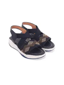 BAESD Kids Girls Embellished Open Toe Comfort Heels