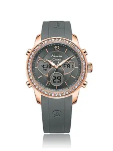 Alexandre Christie Women Bracelet Style Straps Analogue & Digital Watch 9399LHRRGGR
