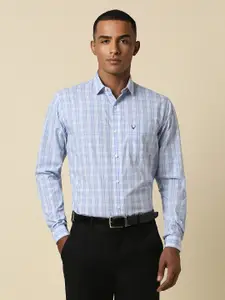 Allen Solly Slim Fit Tartan Checked Pure Cotton Formal Shirt