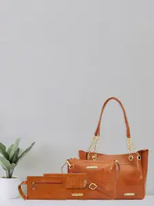 Bagsy Malone Set Of 4 Textured Structured Handbags & Wallets