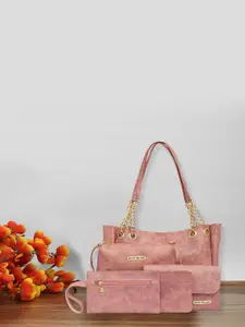 Bagsy Malone Set Of 5 Textured Structured Handbags & Wallets