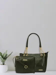 Bagsy Malone Set Of 2 Textured Structured Handbags