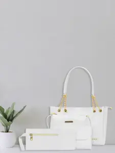 Bagsy Malone Set Of 5 Textured Structured Handbags & Wallets