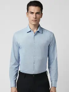 Van Heusen Self Design Slim Fit Formal Shirt