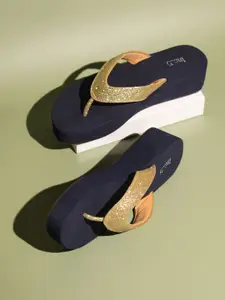 Inc 5 Embellished Open Toe Wedge Heels