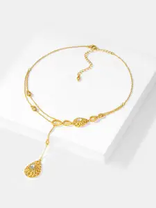 SHAYA 925 Sterling Silver Gold-Plated Necklace