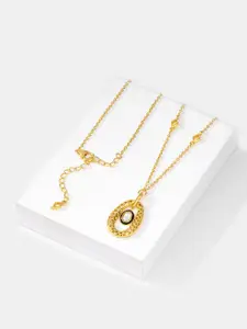 SHAYA 925 Sterling Silver Gold-Plated Necklace