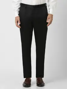 V Dot Men Skinny Fit Formal Trousers