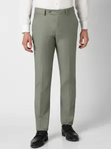 Van Heusen Men Mid-Rise Slim Fit Formal Trousers