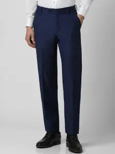 Van Heusen Slim Fit Mid-Rise Formal Trousers