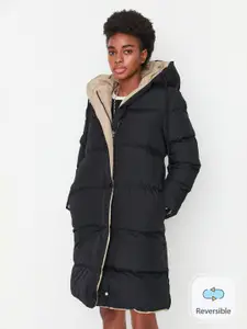 Trendyol Hood Reversible Longline Puffer Jacket
