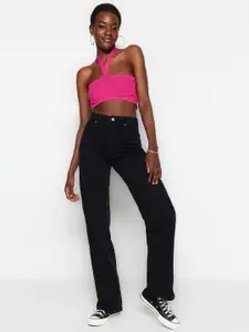 Trendyol Women Mid-Rise Clean Look Pure Cotton Jeans
