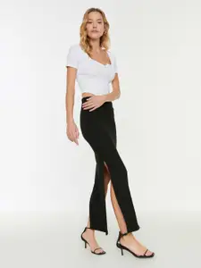Trendyol Straight Side Slit Maxi Skirt