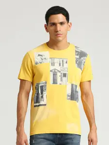 Pepe Jeans Photographic Printed Pure Cotton Slim Fit T-shirt