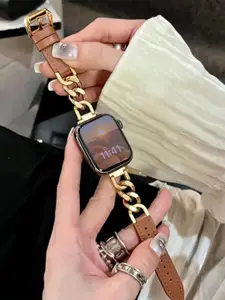 PEEPERLY Metal Twist Chain Smartwatch Strap