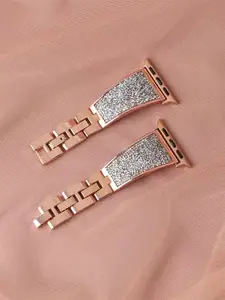 PEEPERLY Women Diamond Bling Tri-Chain Glam Strap