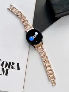PEEPERLY Women Stylish Twisted Fusion Chain for Samsung Galaxy Watch Straps GLSTSTWT622C