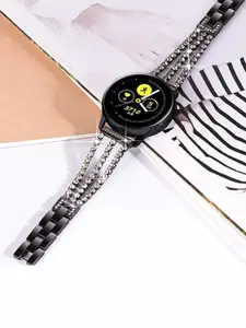 PEEPERLY Women Diamond Bling Tri-Chain Glam for Samsung Galaxy Watch Strap GLDBTR11CWT6