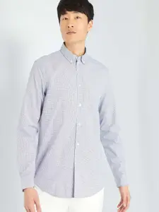 KIABI Regular Fit Checked Cotton Casual Shirt