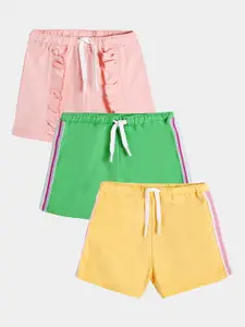 Anthrilo Girls Pack Of 3 Regular Shorts