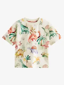 NEXT Infant Boys Printed Pure Cotton T-shirt