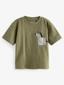NEXT Infant Boys Pure Cotton Applique T-shirt