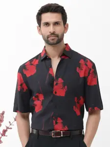 RARE RABBIT Men Atley Slim Fit Floral Printed Formal Shirt