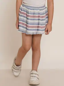Creative Kids Creative Girls Horizontal Striped Mini Skirts