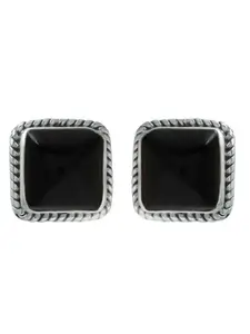 Abhooshan 92.5 Sterling Silver Contemporary Stud Earrings