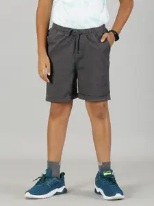 KiddoPanti Boys Mid-Rise Pure Cotton Shorts