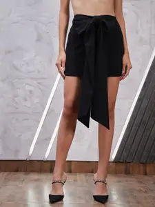 Athena Opaque Pencil Mini Bow Skirt