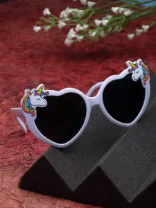 Stoln Girls Heart Shaped Unicorn Sunglasses with UV Protected Lens R144-20007686